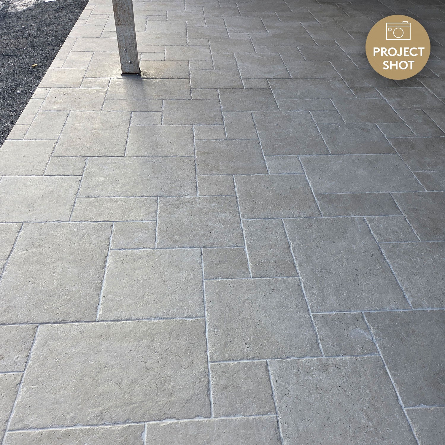 Oslo Avorio French Pattern Outdoor Porcelain Tile