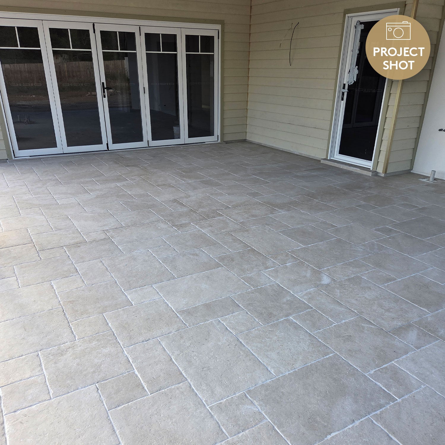 Oslo Avorio French Pattern Outdoor Porcelain Tile