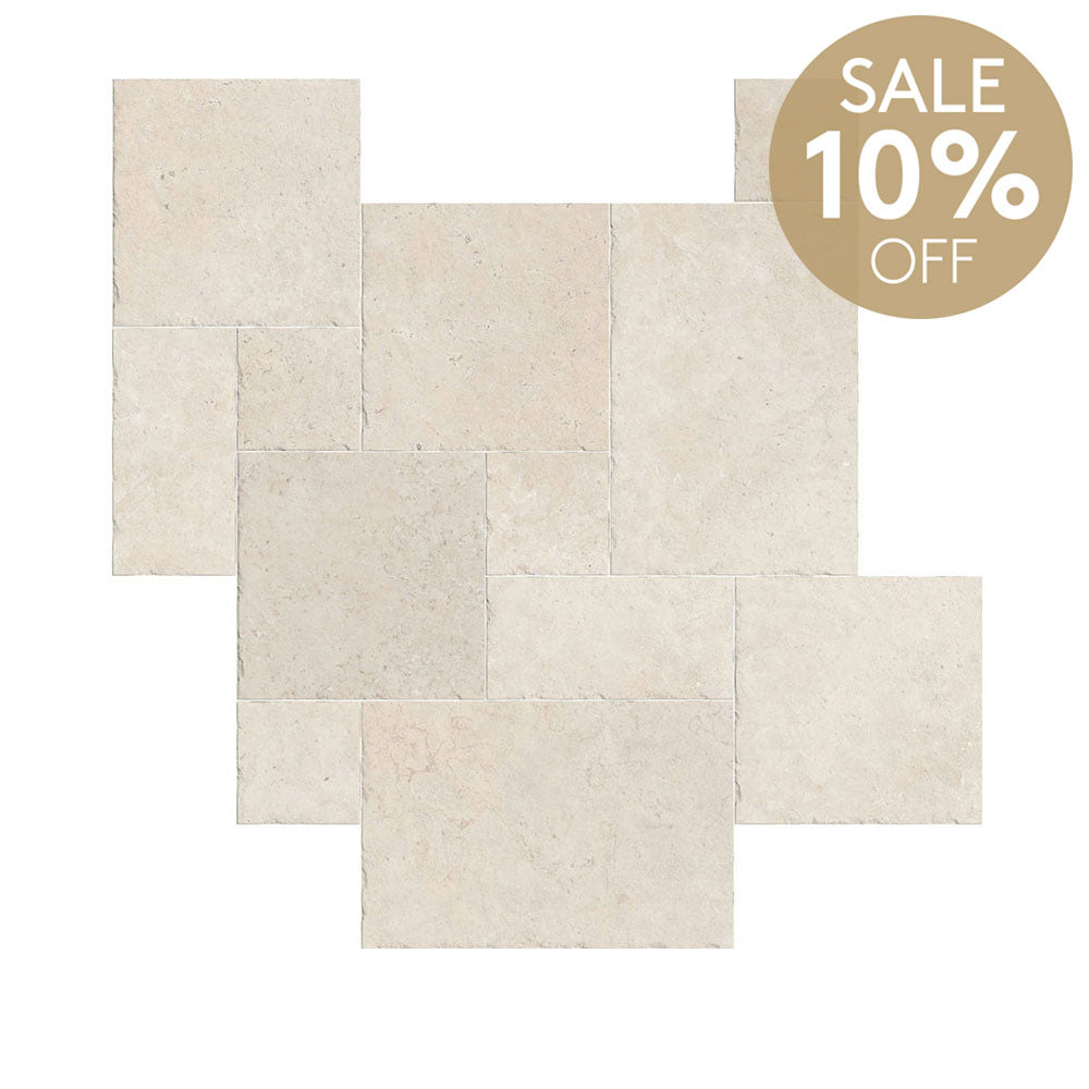 Oslo Avorio French Pattern Outdoor Porcelain Tile