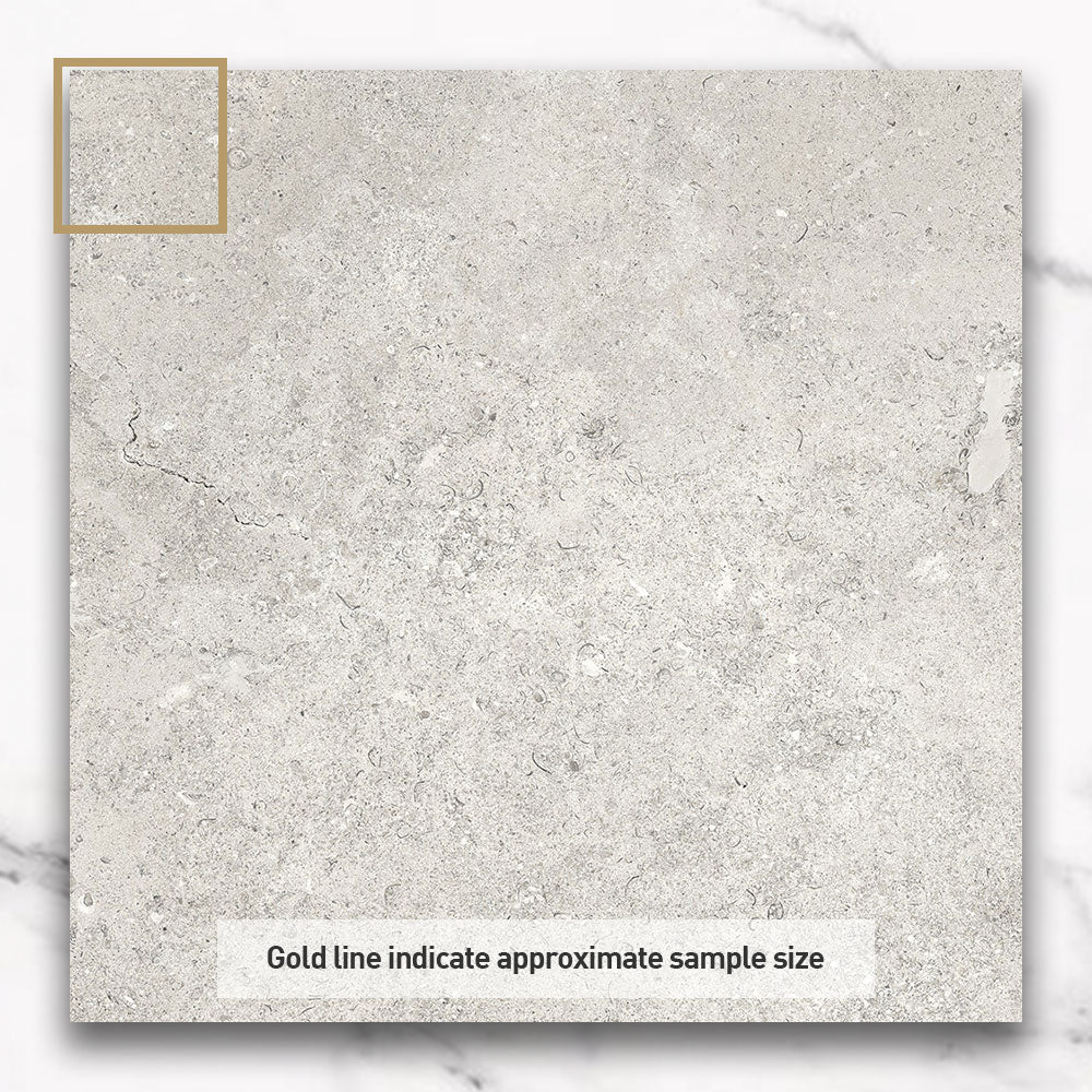 Perlossa Bianco 600x600 Matt Stone Look Porcelain Tile
