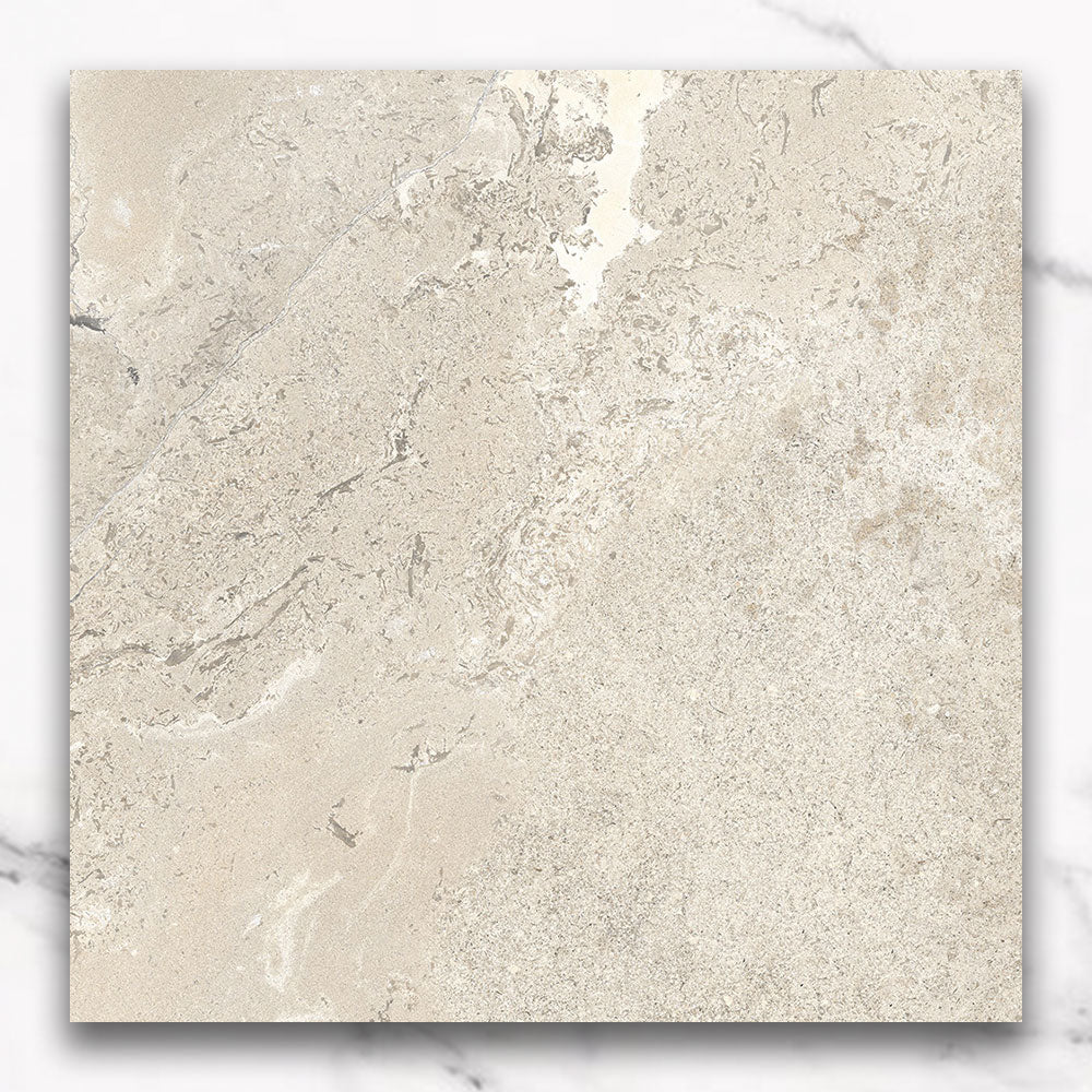 Perlossa Sand 600x600 Matt Stone Look Porcelain Tile