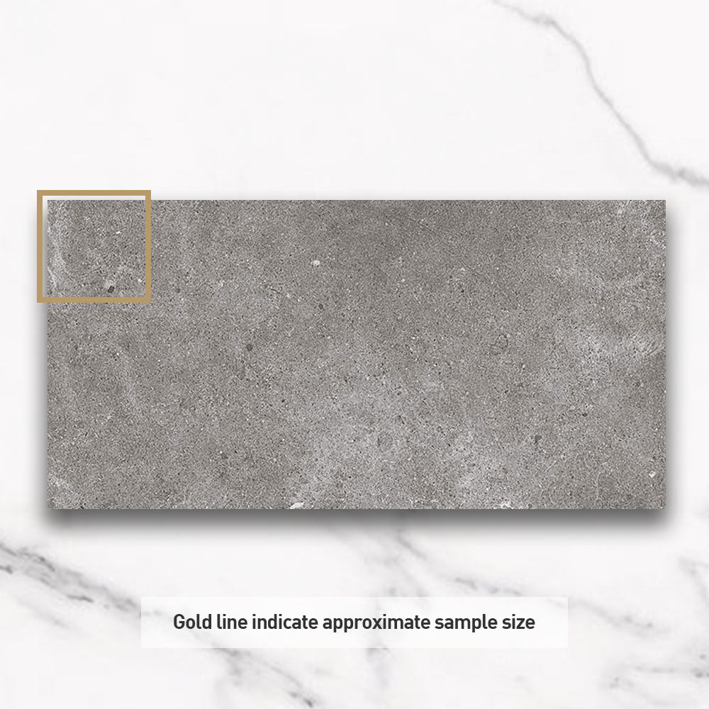 Prague Grey 300X600 Lappato Concrete Look Porcelain Tile