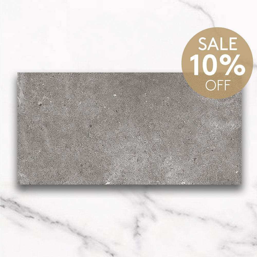 Prague Grey 300X600 Lappato Concrete Look Porcelain Tile