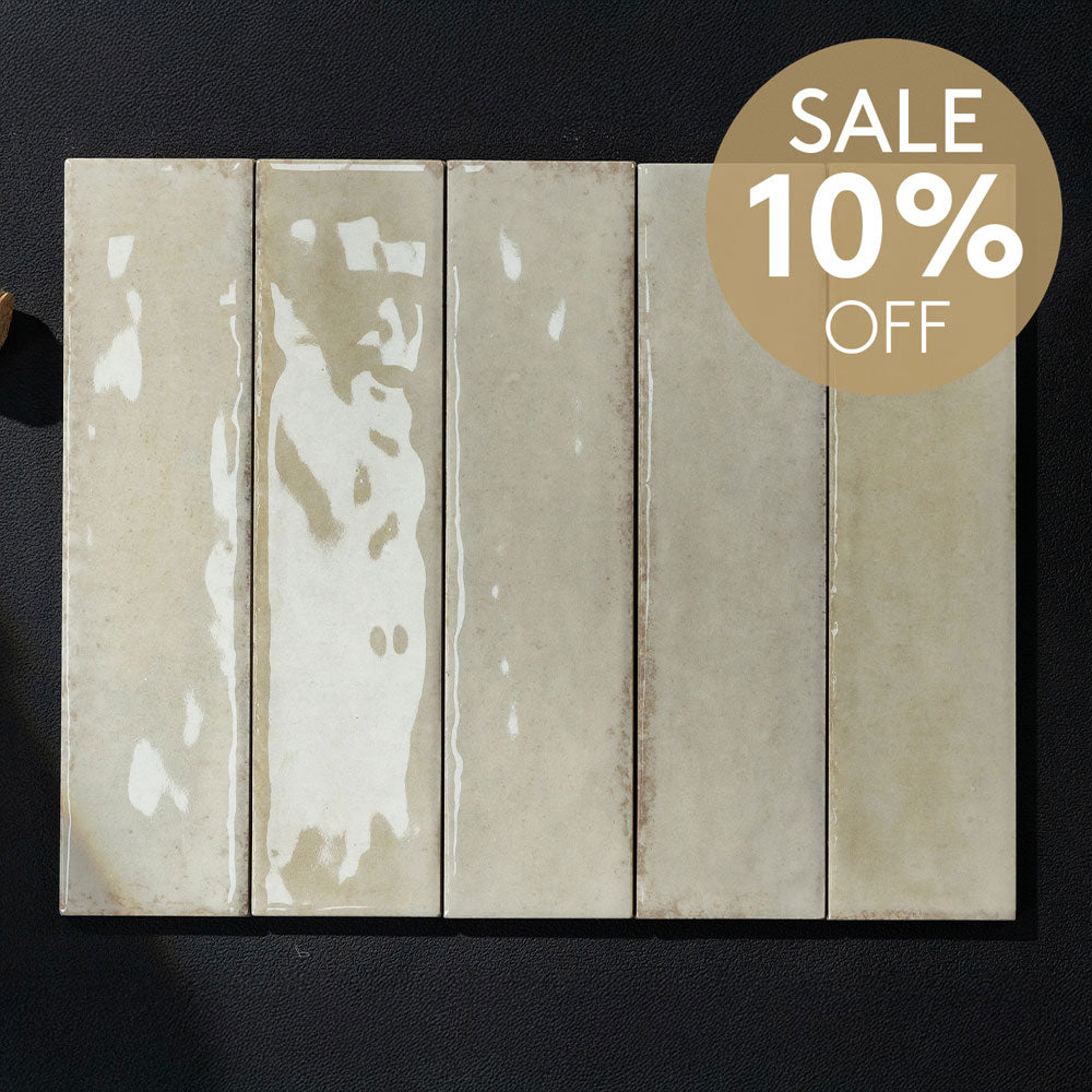 Ravello Alabaster 60x240 Zellige Gloss Subway Tile
