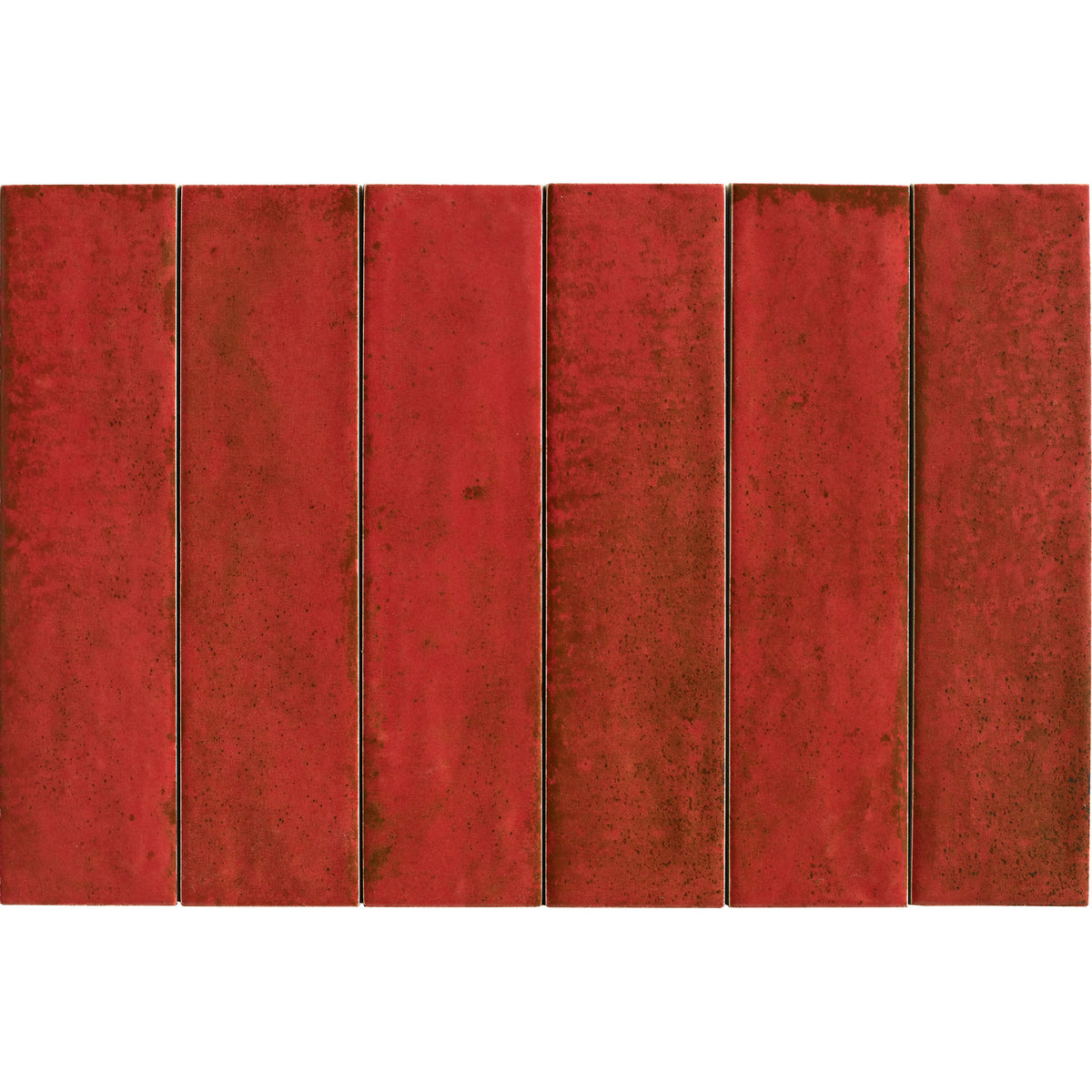 Ravello Empire Red 60x240 Zellige Matt Subway Tile