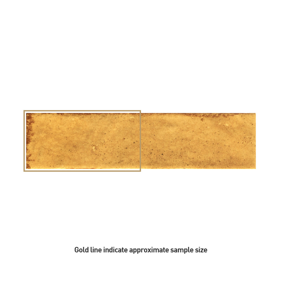 Ravello Mustard Yellow 60x240 Zellige Gloss Subway Tile