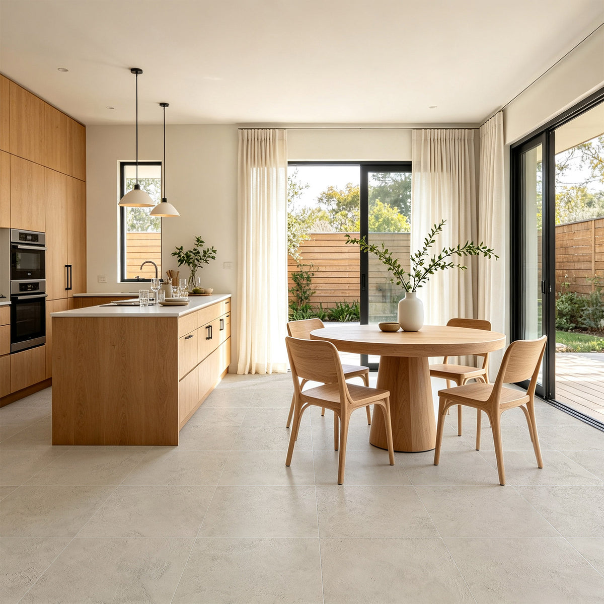 Renaissance Ivory 600x600 Matt Concrete Look Porcelain Tile