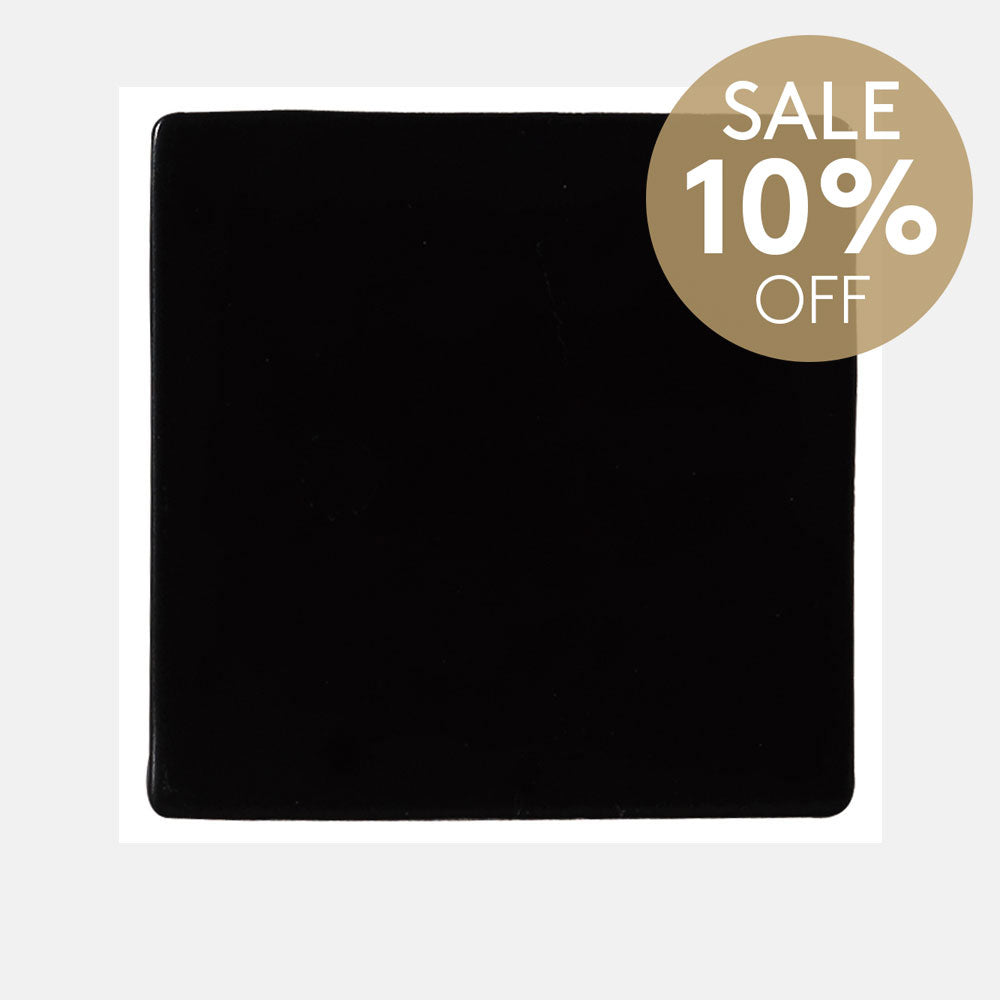 Santorini Midnight Black 100X100X9 Matt Subway Tile