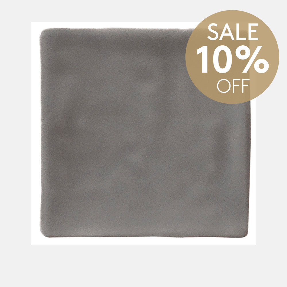 Santorini Smoke Grey 100X100X9 Matt Subway Tile