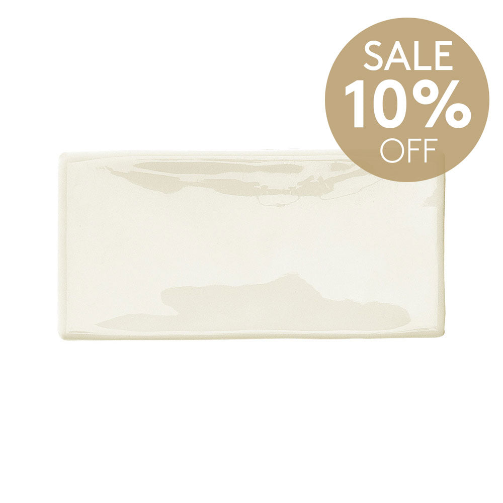 Santorini Beige 76X152X9 Gloss Subway Tile