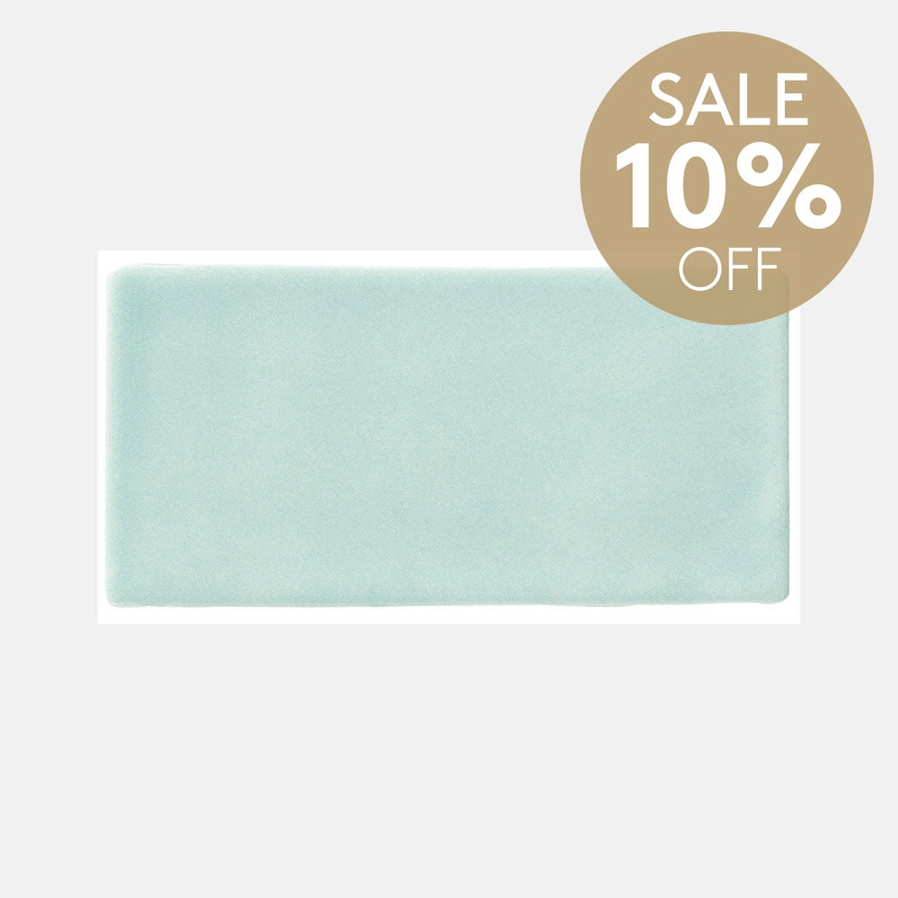 Santorini Mint 76X152X9 Matt Subway Tile