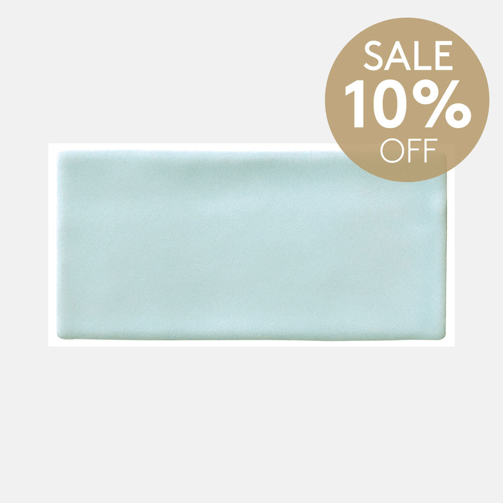 Santorini Sky Blue 76X152X9 Matt Subway Tile