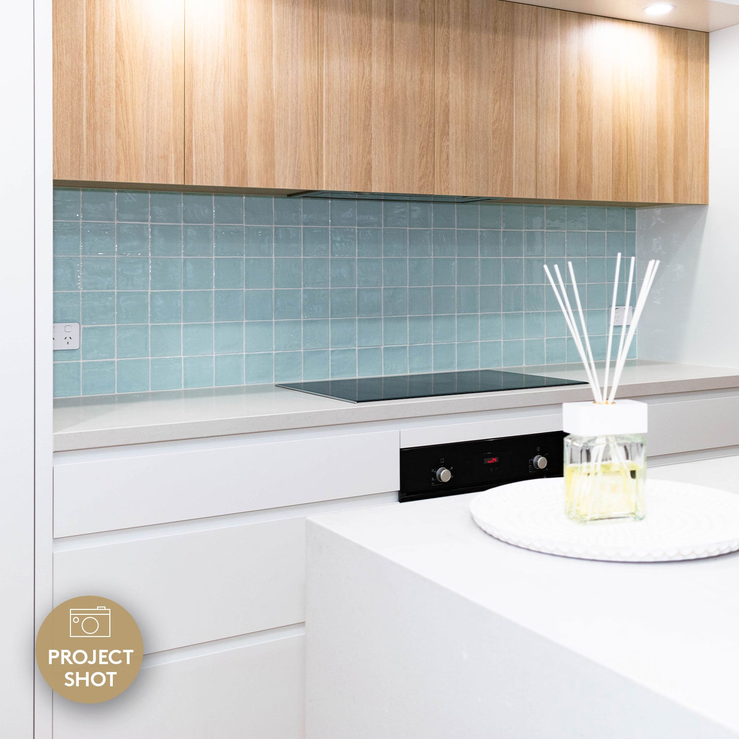 Santorini Sky Blue 100X100X9 Matt Subway Tile