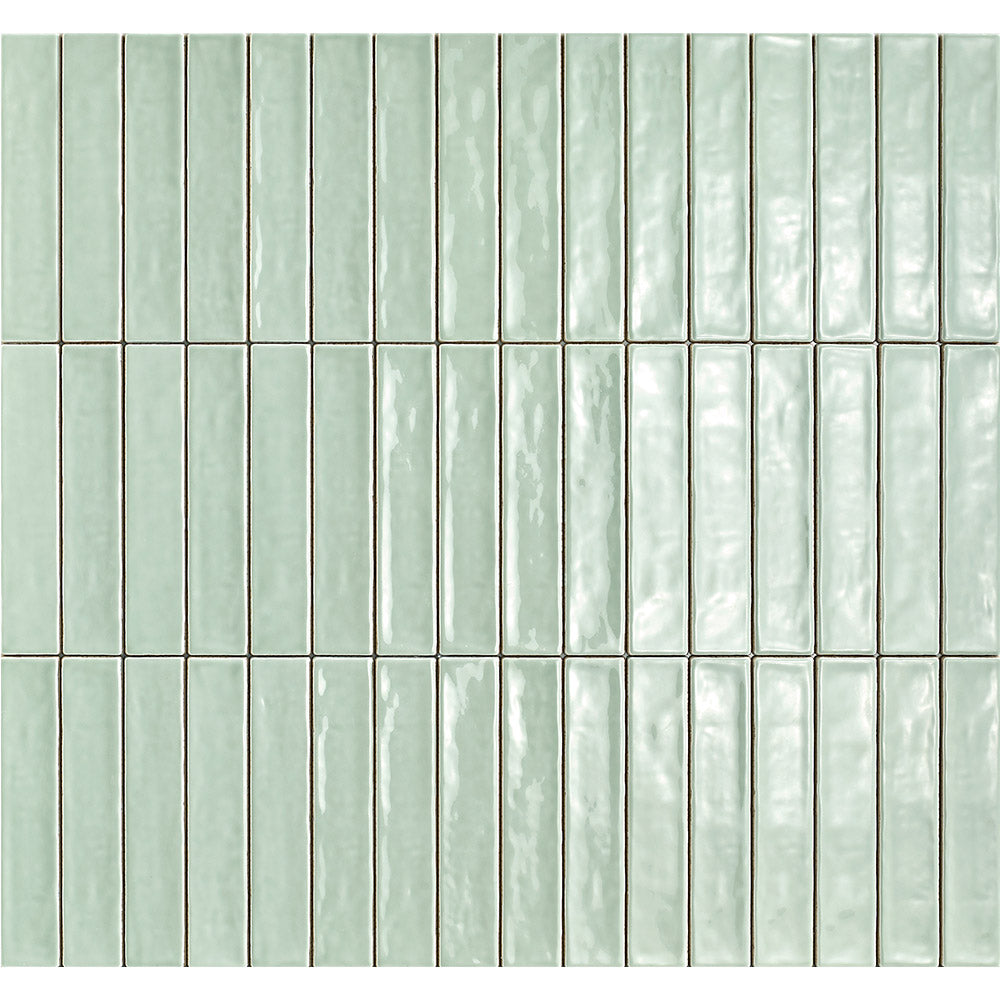 Sienna Spring Green 50x250 Gloss Subway Tile