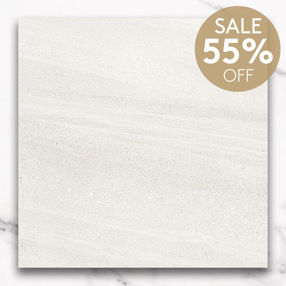 Symphony White 300x300 Limestone Look Matt Porcelain Tile