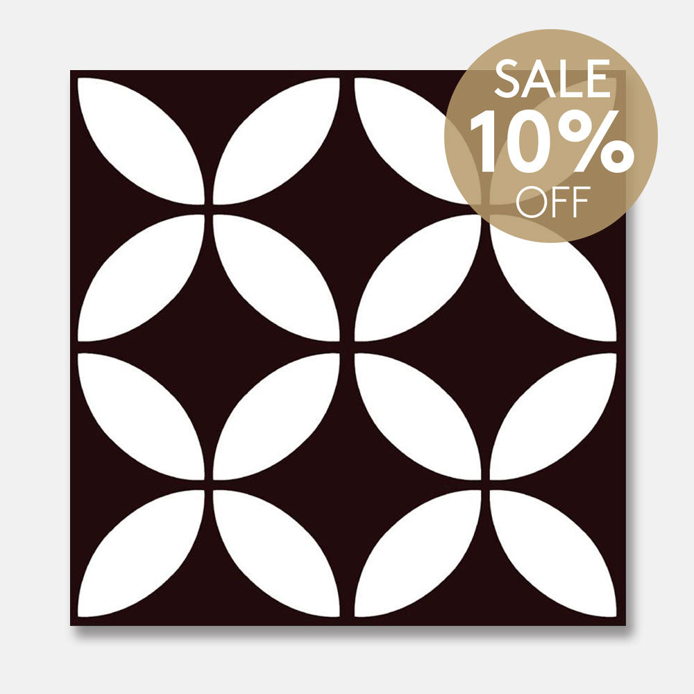 Somerset Church Encaustic Look 200x200 Matt Tile