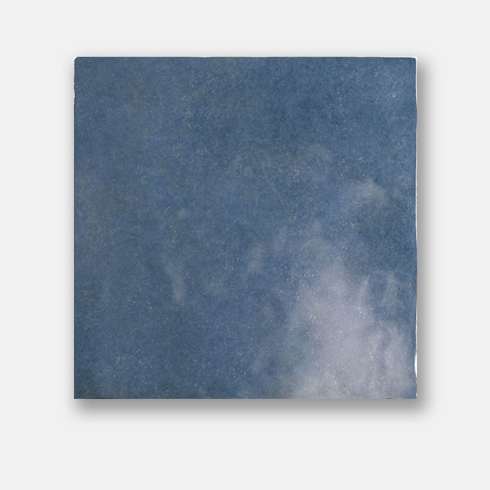 Sorrento Blue 132X132 Zellige Gloss Square Tile