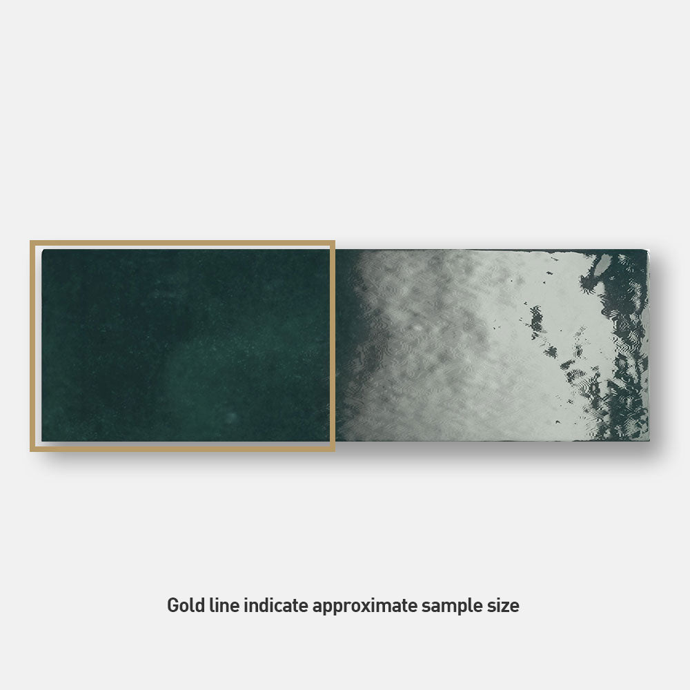 Sorrento Moss Green 65X200 Zellige Gloss Subway Tile