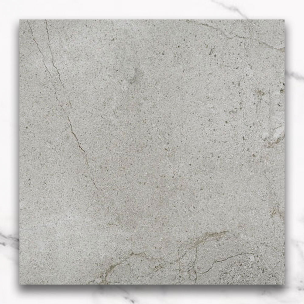 Stretto Grey 600x600 Stone Look Matt Porcelain Tile