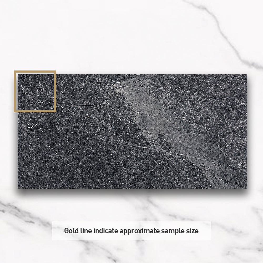 Symphony Antracita 300x600 Limestone Look Lappato Porcelain Tile