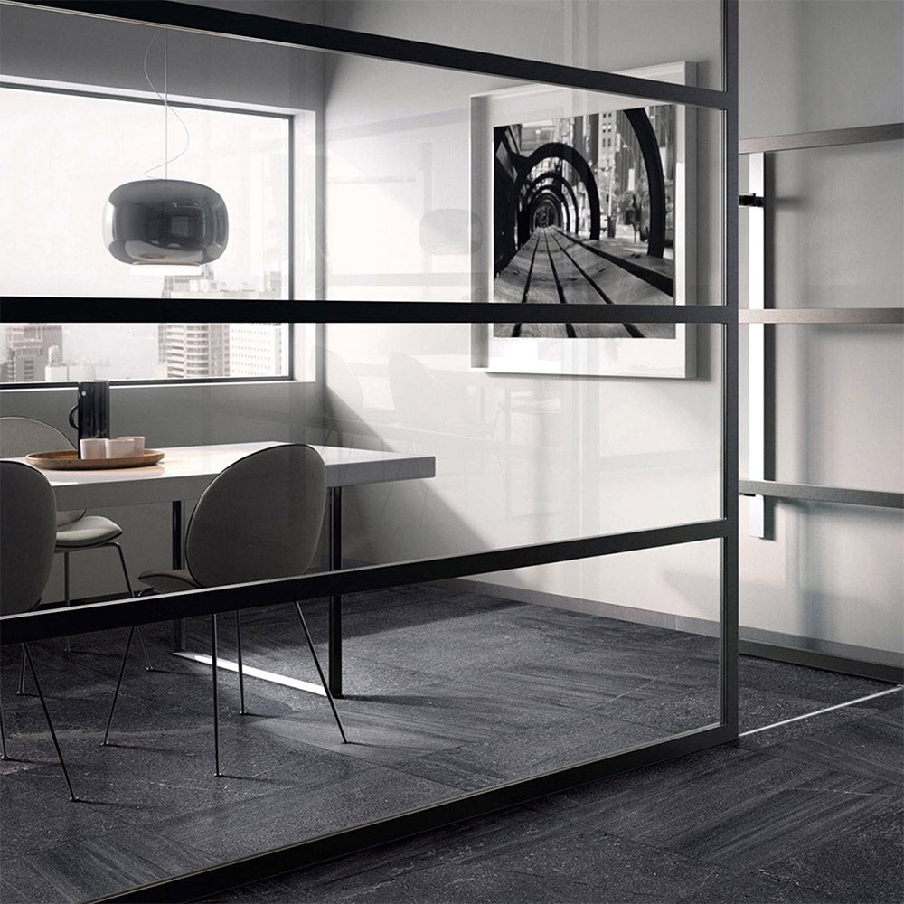 Symphony Antracita 300x600 Limestone Look Lappato Porcelain Tile