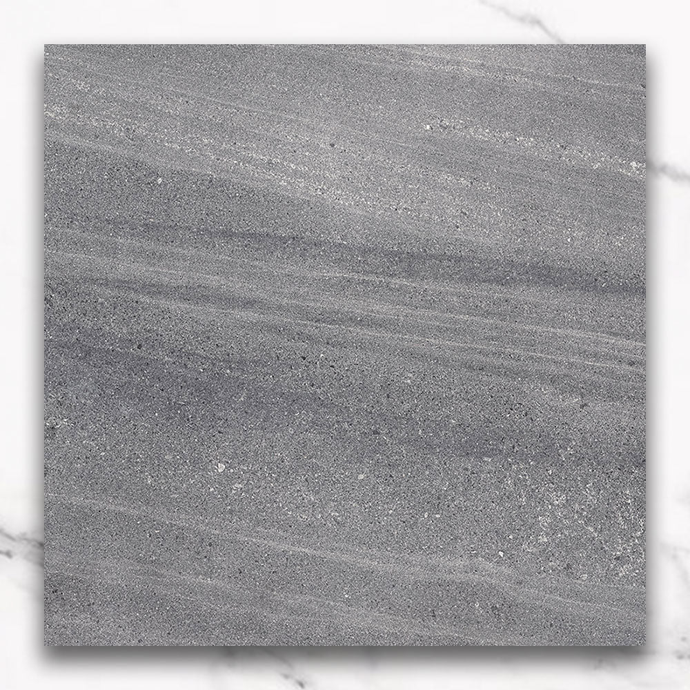Symphony Dark Grey 300x300 Limestone Look Lappato Porcelain Tile