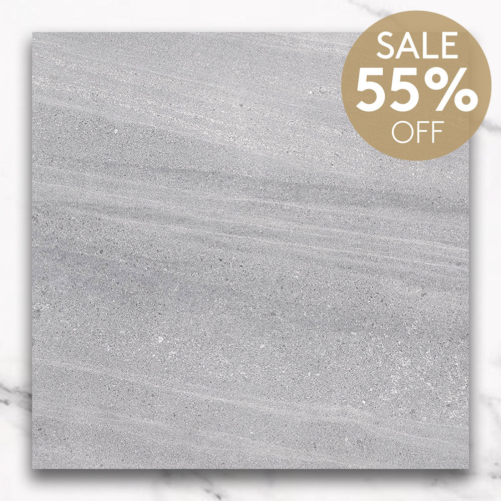 Symphony Grey 300x300 Limestone Look Lappato Porcelain Tile