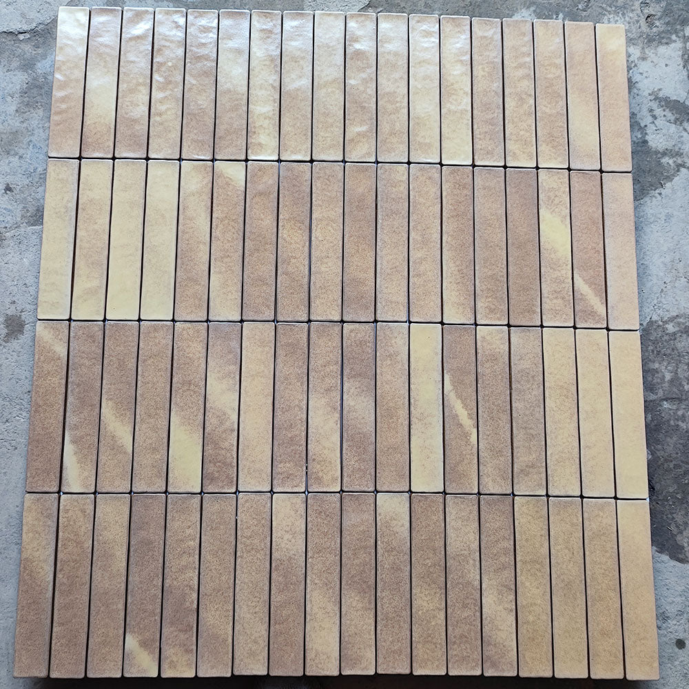 Mykonos Terracotta 50X250 Zellige Matt Hand Made Subway Tile