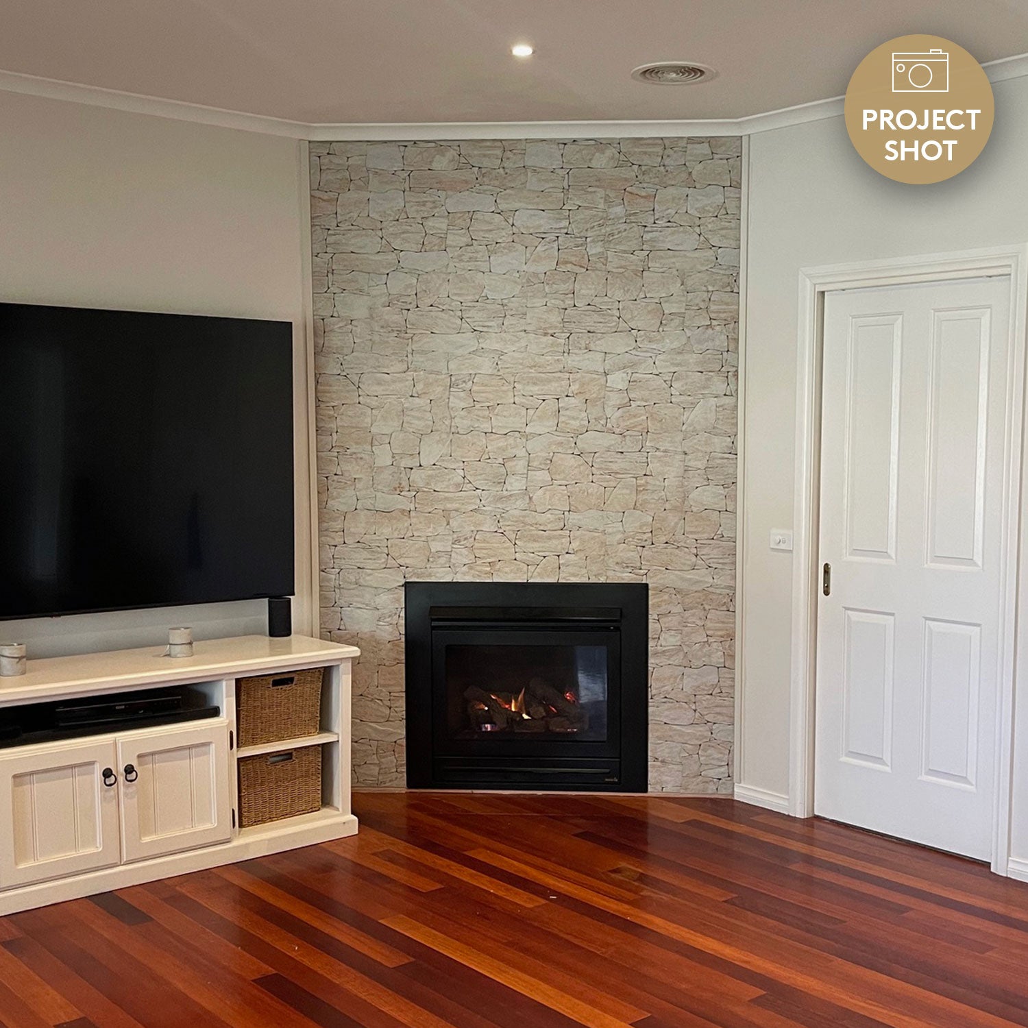 Valais Sand 333x650 Interlocking Porcelain Wall Cladding Tile