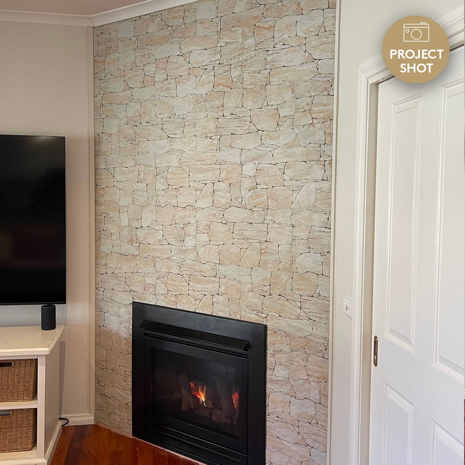 Valais Sand 333x650 Interlocking Porcelain Wall Cladding Tile