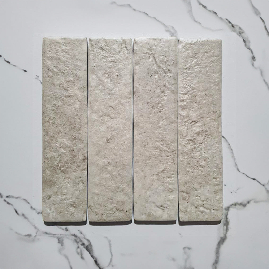 Capri Seashell Grey 60x250 Brick Look Subway Tile