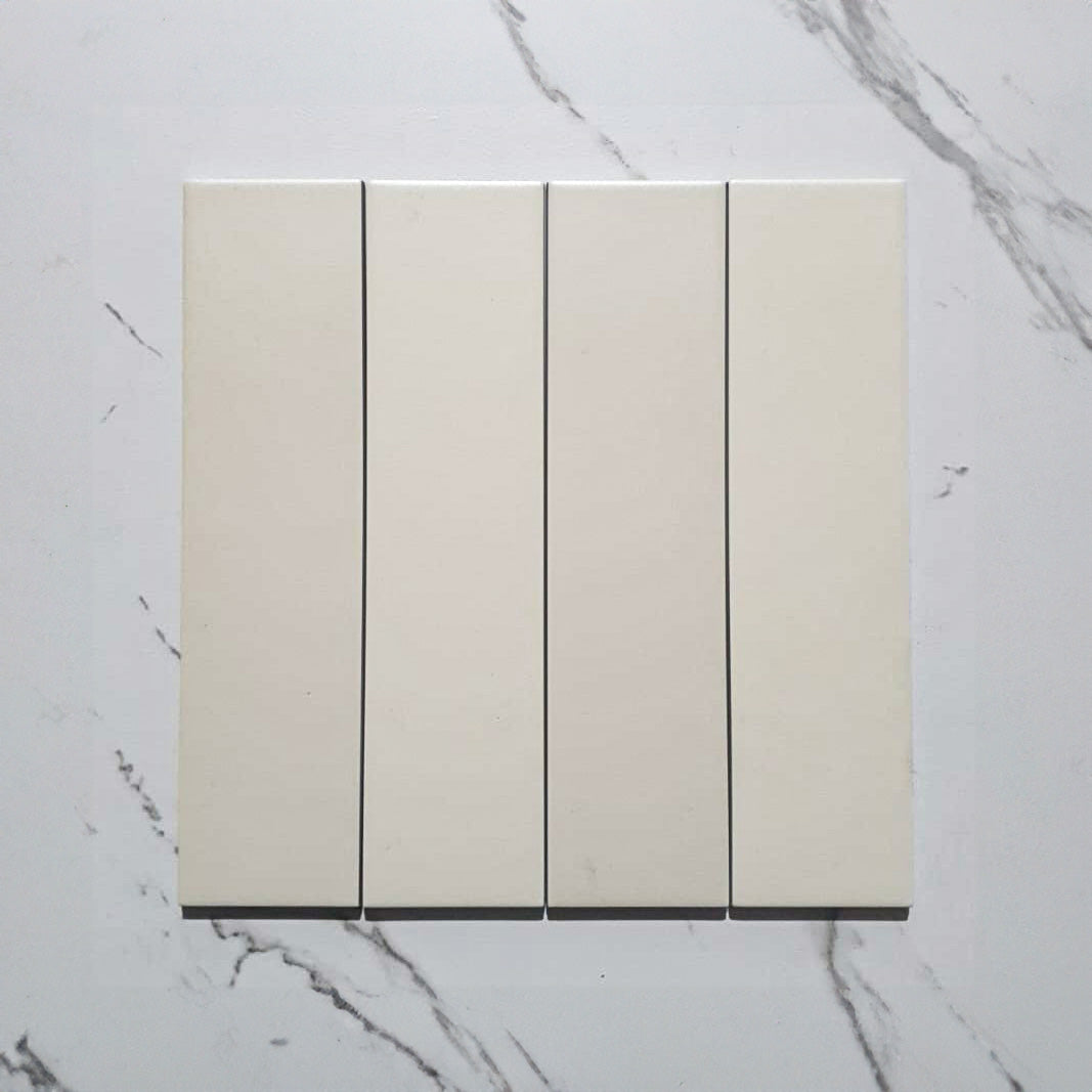 Osaka Mix Shade Ivory 75x300 Matt Subway Tile