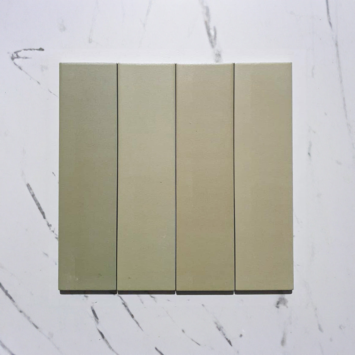 Osaka Mix Shade Meadow Green 75x300 Matt Subway Tile