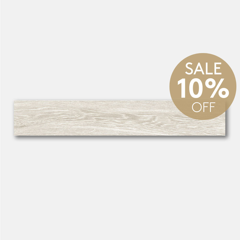 Timberline White 1200X200 Matt Timber Look Porcelain Tile