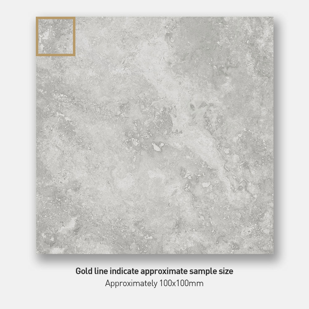 Tivoli Silver 600X600X20 Outdoor Porcelain Paver Tile