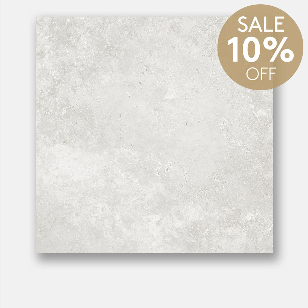 Tivoli White 600X600 Outdoor Porcelain Tile