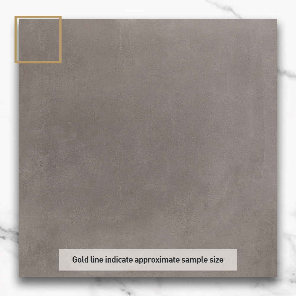 Toccata Grey 900x900 Concrete Look Lappato Porcelain Tile