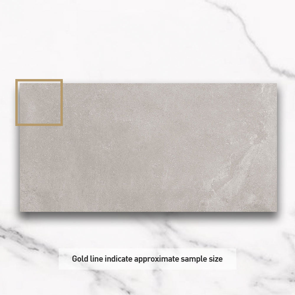 Toccata Light Grey 450x900 Concrete Look Lappato Porcelain Tile