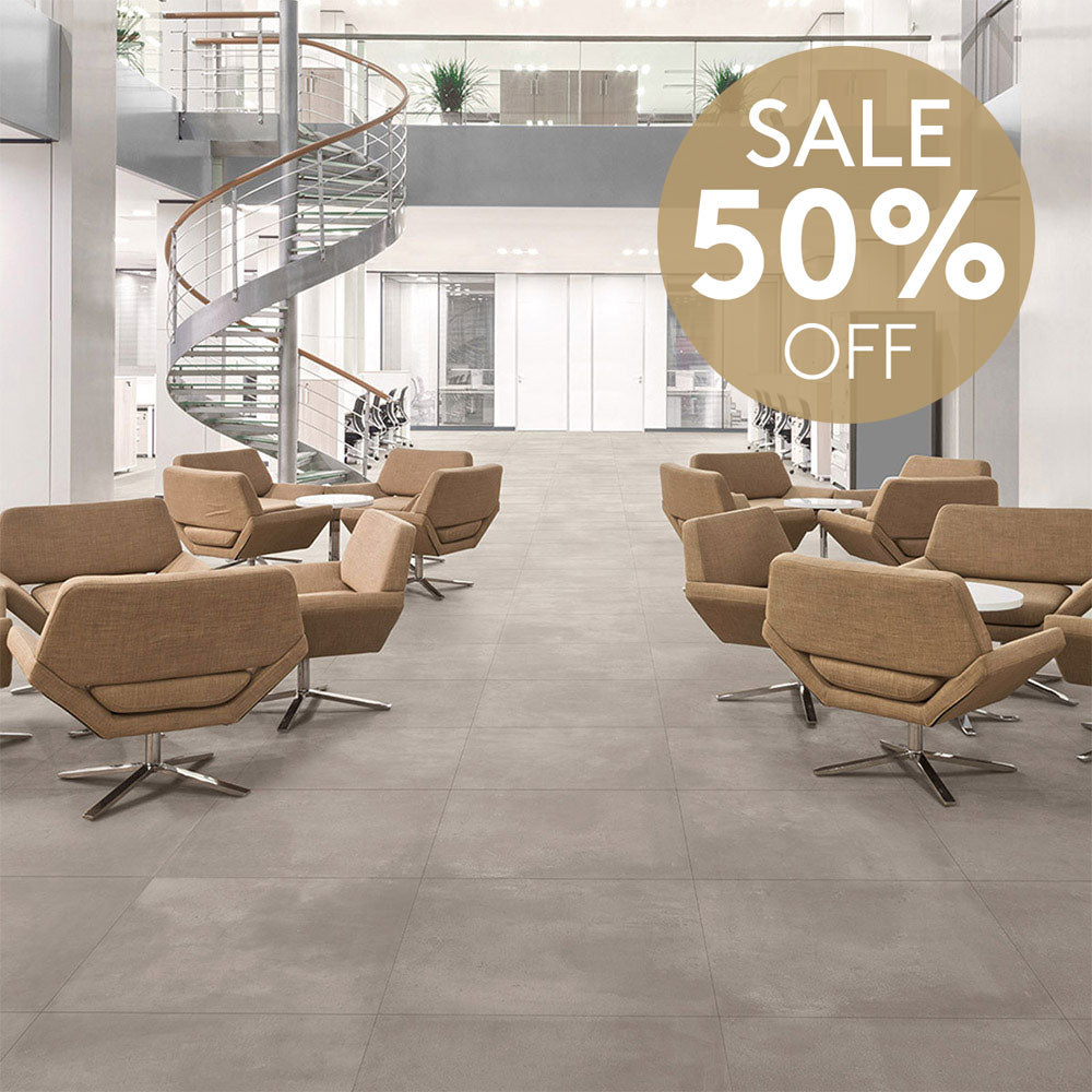 Toccata Tortora 450x900 Concrete Look Matt Porcelain Tile