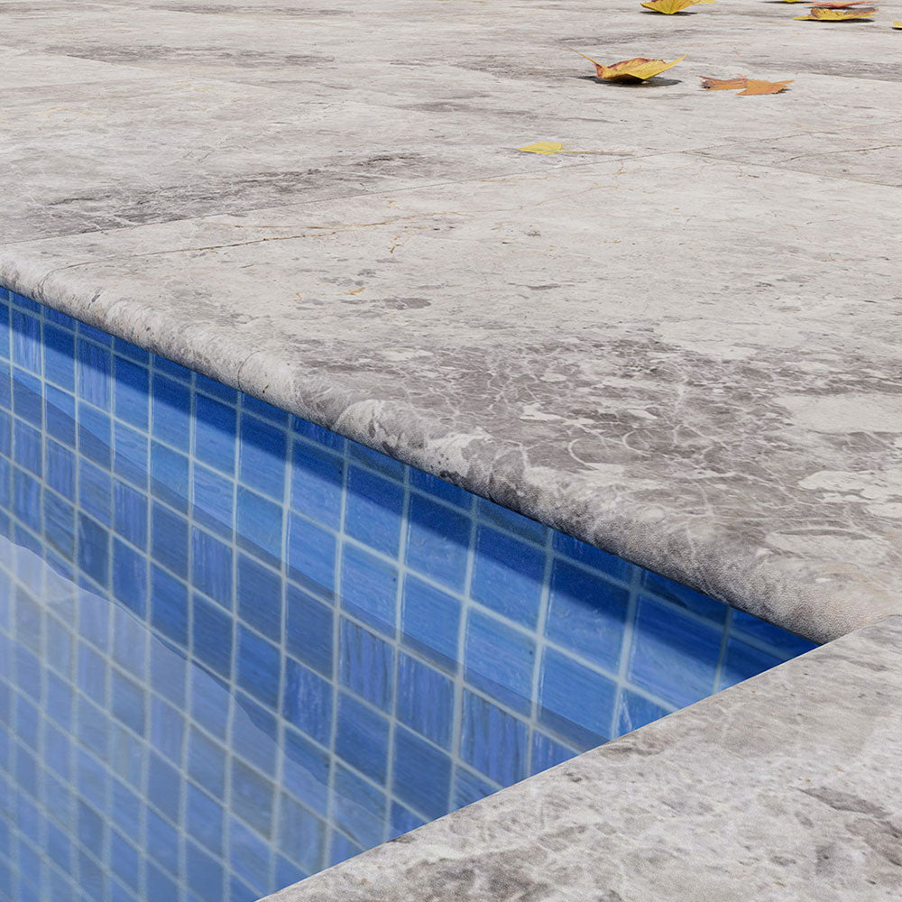 Turin Grey 400X600X20 Outdoor Porcelain Bullnose (per piece)