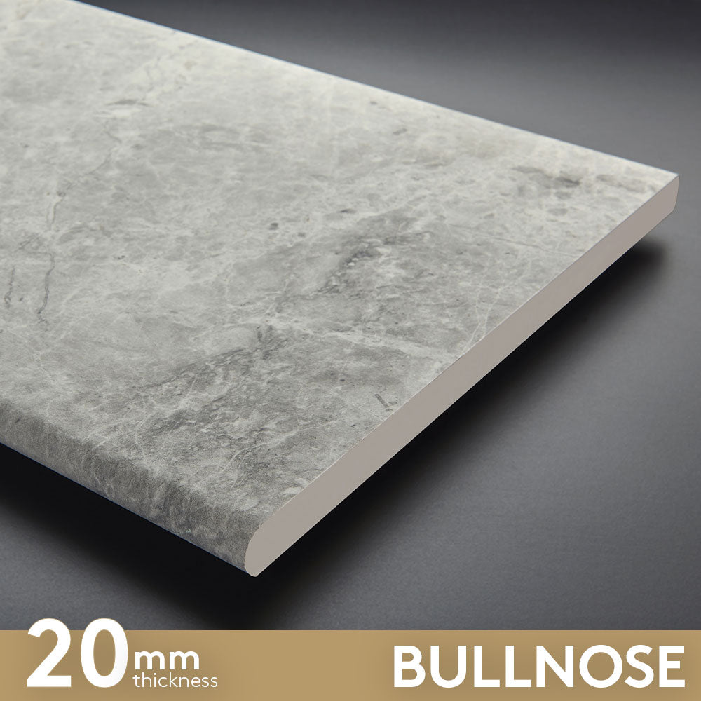 Turin Grey 400X600X20 Outdoor Porcelain Bullnose (per piece)