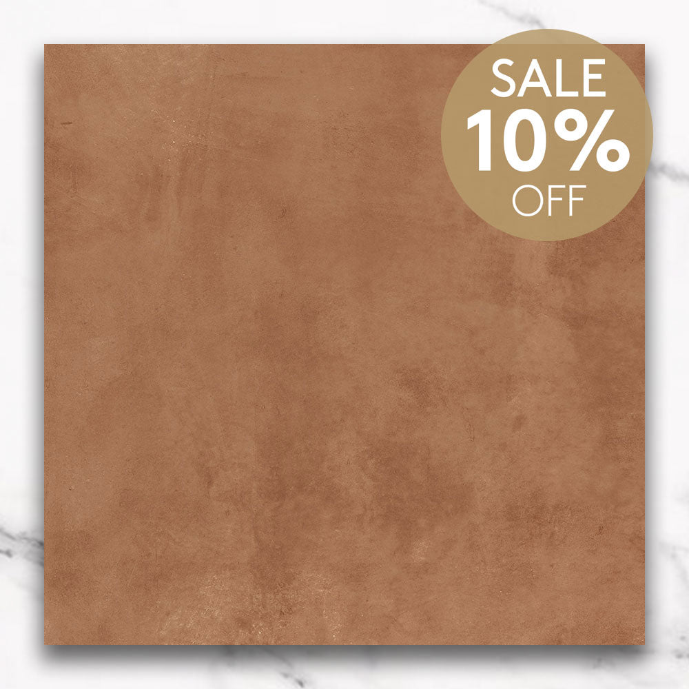Tuscan Clay 600x600 Matt Terracotta Look Porcelain Tile