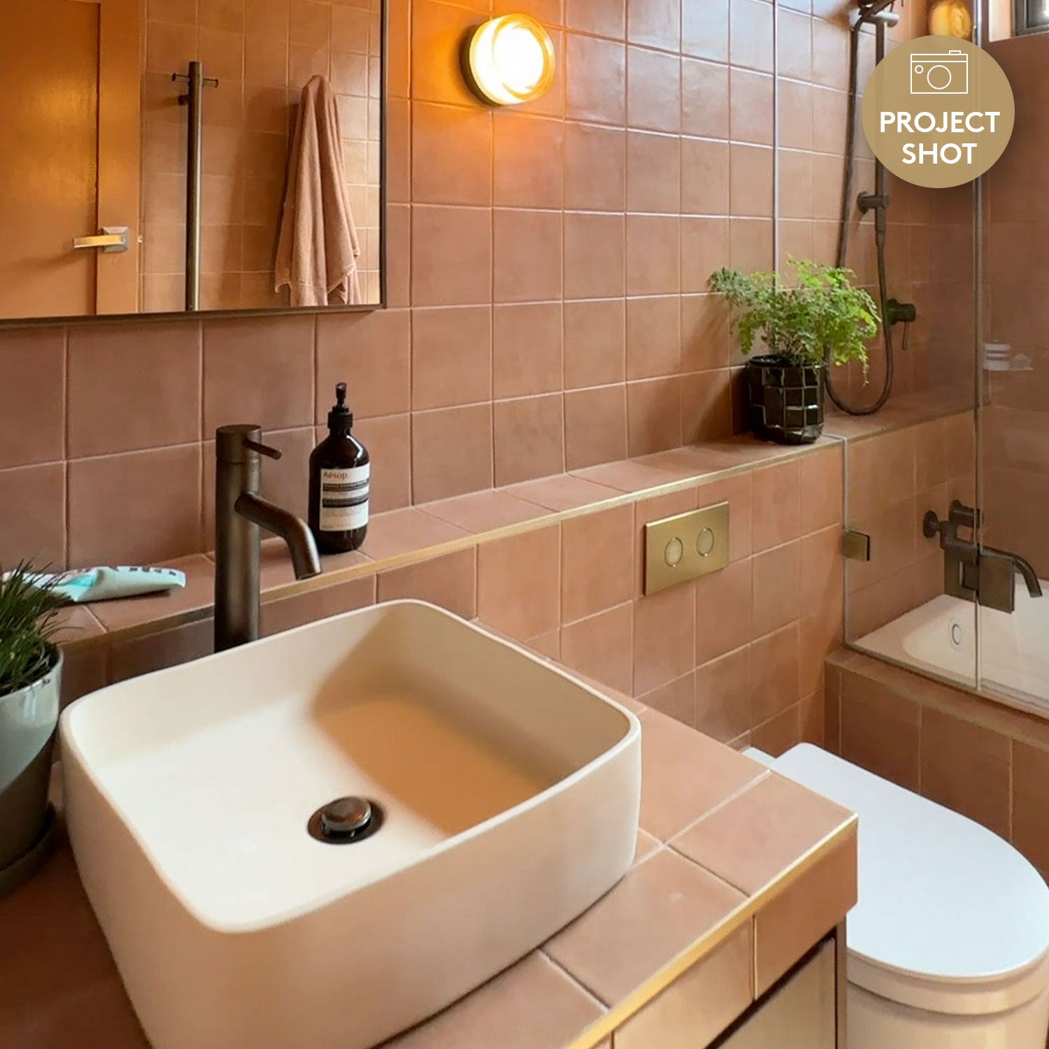 Tuscan Clay 150x150 Matt Terracotta Look Porcelain Tile