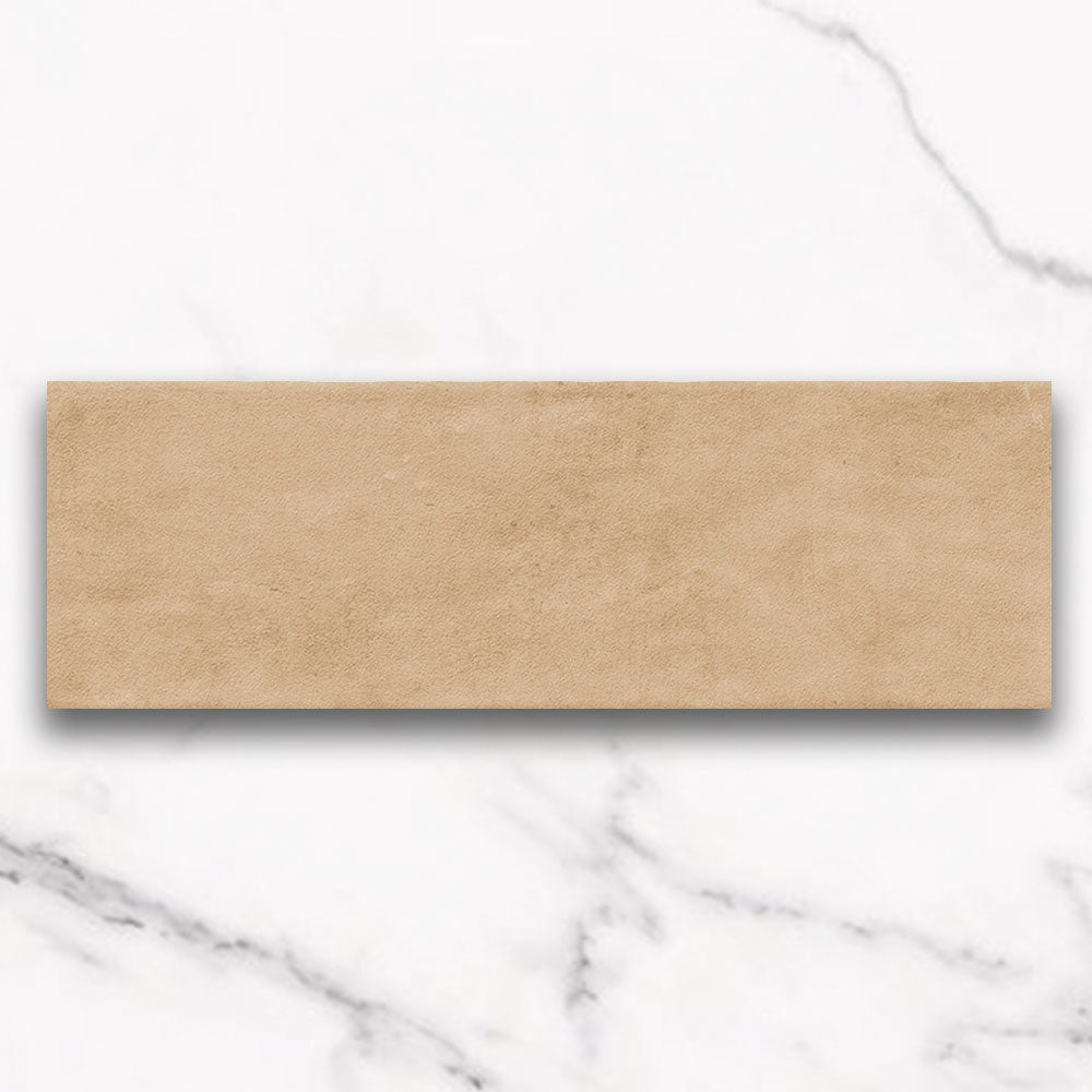 Tuscan Ochre 75x230  Matt Subway Terracotta Look Porcelain Tile