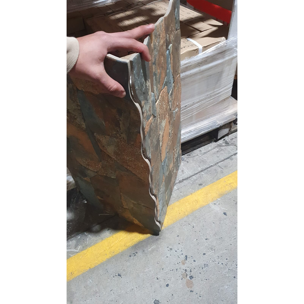 Valais Dark 333x650 Interlocking Porcelain Wall Cladding Tile