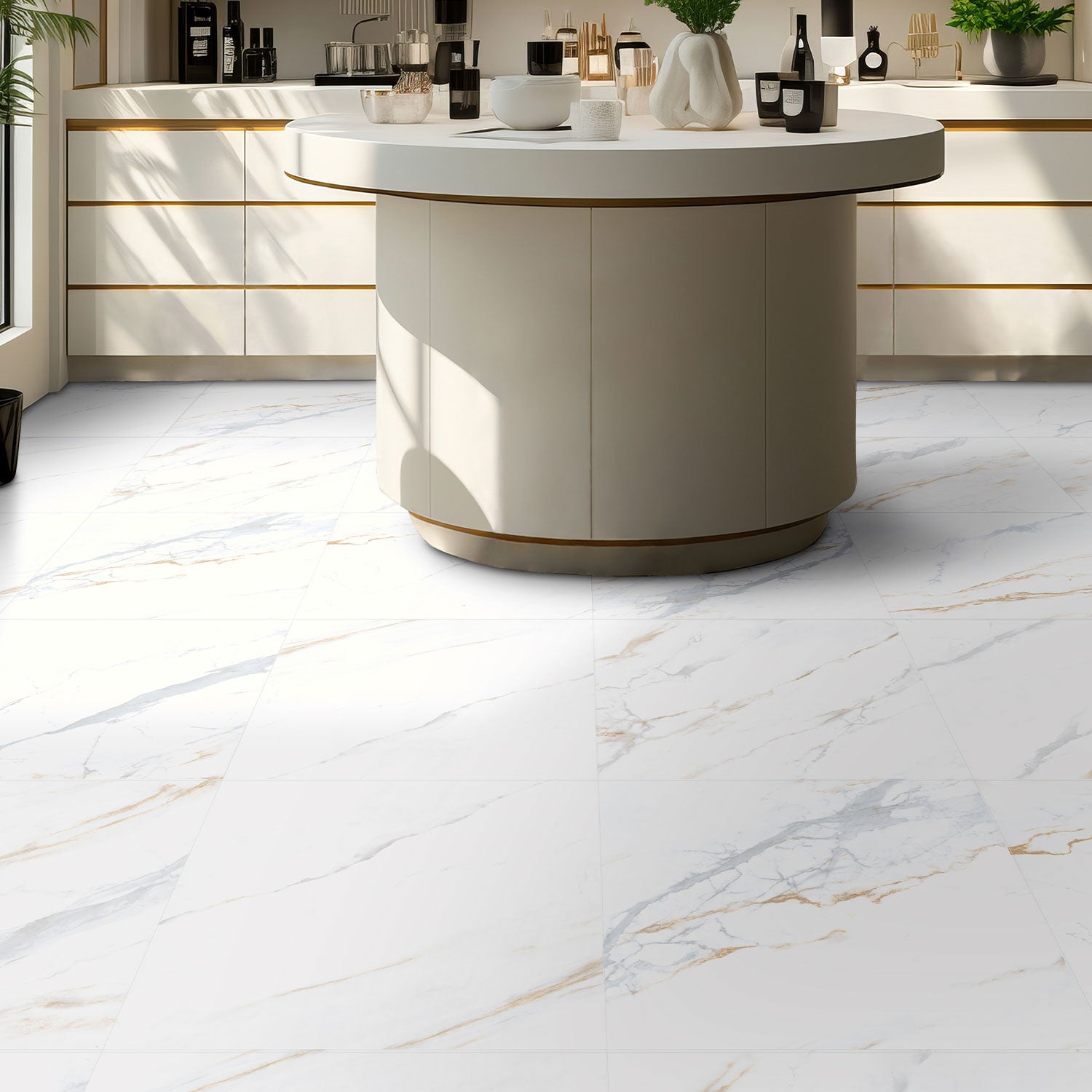 Venice Calacutta 600x600 Matt Porcelain Tile