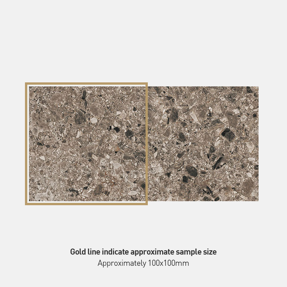 Verona Mokka 300x600 Matt Terrazzo Porcelain Tile