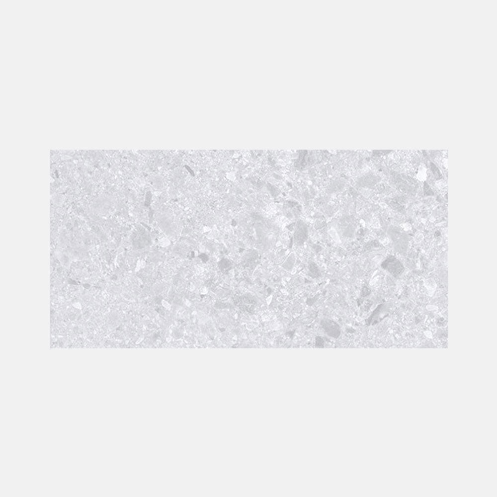 Verona White 300x600 Matt Terrazzo Porcelain Tile