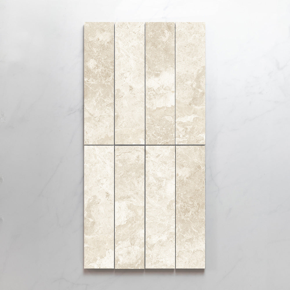 Turin Beige 75x300 Matt Subway Porcelain Tiles