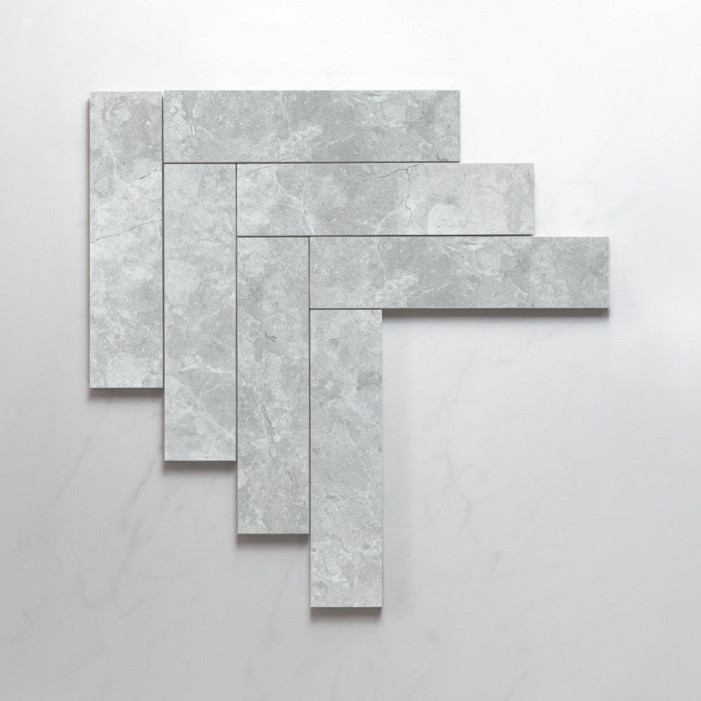 Turin White 75X300 Matt Subway Porcelain TIle